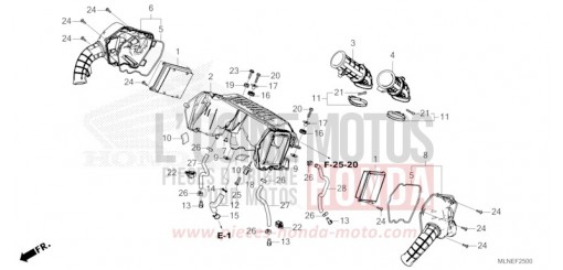 AIR CLEANER CRF1100D3S de 2025